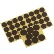 Metafranc WU0645286 Filzgleiter selbstklebend, rund Braun 1 Set