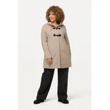 Ulla Popken Mantel in dunkles kitt | Gr.: 46-48