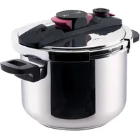 Taurus Alpatec Taurus Great Moments Superrapid 6L - Superschneller Schnellkochtopf | 6L | verstellbares Ablassventil | Leichtes Öffnen | Energiesparend | 5 Sicherheitssysteme | PFOA-frei | Für alle Arten von Herde