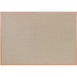 Sisalteppich DEKOWE "Brasil", beige (natur), B:200cm H:6mm L:290cm, Sisal, Teppiche, Flachgewebe, Obermaterial: 100% Sisal, mit Bordüre, Wohnzimmer