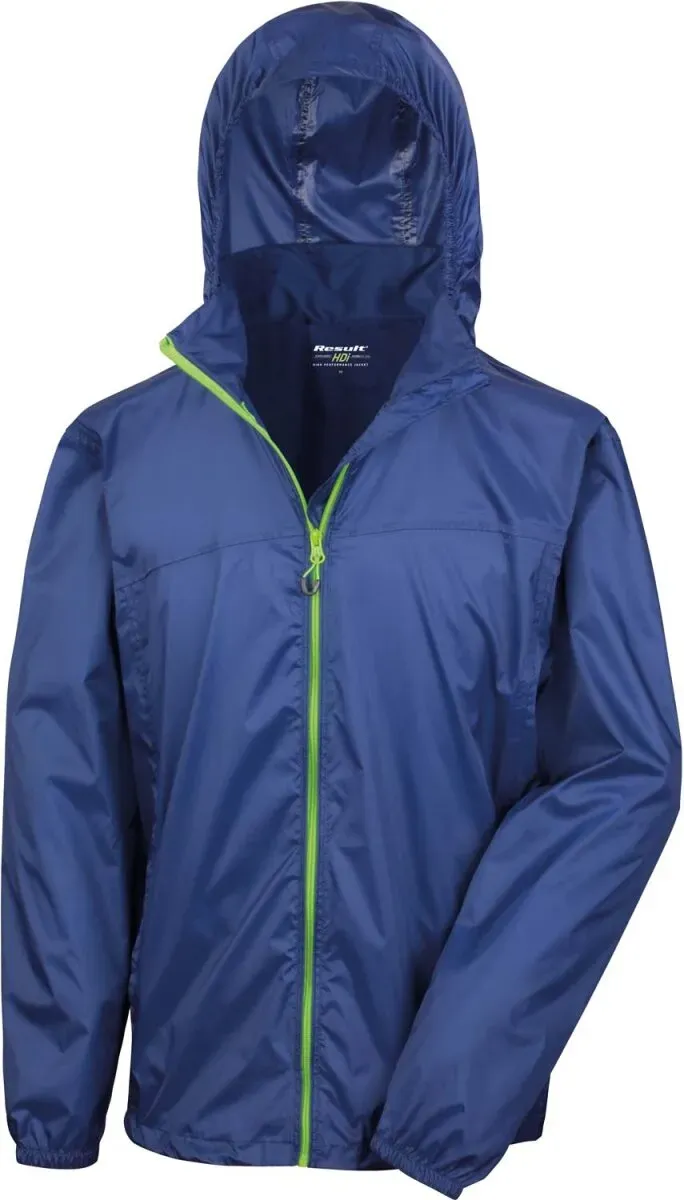 Result Unisex Regenjacke Regen-Jacke R189X navy/lime XXL