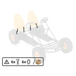 BERG Bremsstangenhalter für Duo Coaster Pedal-Gokart