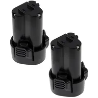 EXTENSILO 2x Akku kompatibel mit Makita DMR107, DMR108, DT01,