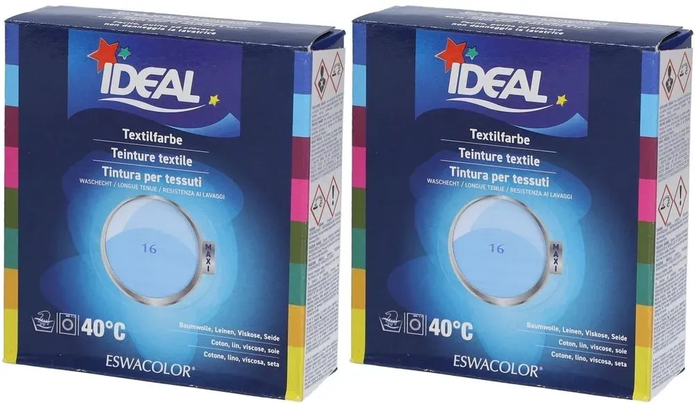 Ideal Maxi Langanhaltende Textilfarbe - 16 Himmelblau