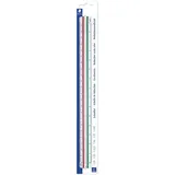 Staedtler Dreikant-Maßstab Mars 561 98-2BK, weiß