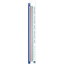 Staedtler Dreikant-Maßstab Mars 561 98-2BK, weiß