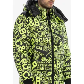 Cipo & Baxx Winterjacke grün 60