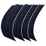 4er-Set flexible Solarmodule, MC4-komp., salzwasserfest, 200 W, IP67