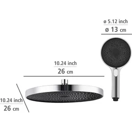 Wenko Duschsystem Softwater Chrom 75-120 cm