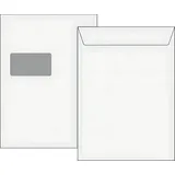 Brunnen Versandtasche C4 Fenster 120g/qm Haftklebung weiß VE=5 Stück