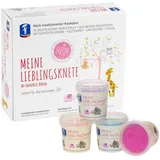 TrendAlliance GmbH MEINE LIEBLINGSKNETE Glitter Edition Knetset 4 x 130 g