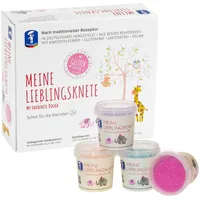 TrendAlliance GmbH MEINE LIEBLINGSKNETE Glitter Edition Knetset 4 x 130 g