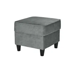 Hocker  Kivana ¦ grau ¦ Maße (cm): B: 52 H: 45 T: 52