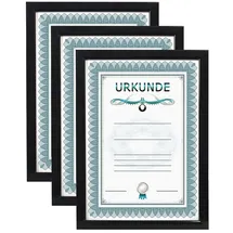 Ideal Trend Bilderrahmen schwarz 21x29,7 cm 3er Set