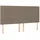 vidaXL Kopfteil Taupe 100x5x78/88 cm Stoff