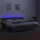 vidaXL Boxspringbett 200 x 200 cm Dunkelgrau
