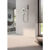 TECE Designrost drops gerade, 100 cm, Edelstahl poliert