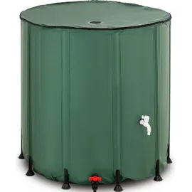 Hillvert Faltbarer Regenwassertank 750 l grün