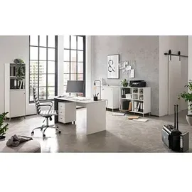 MÖBELPARTNER Serie 500 Büroschrank 151 x 41 x 168,7 cm weiß