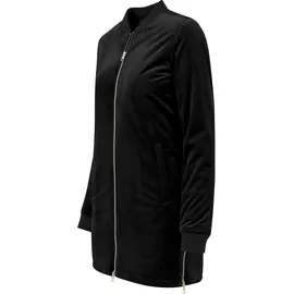 URBAN CLASSICS Long Velvet Parka Black S