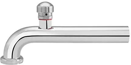 ASW Abgangsbogen 32 x 250 mm 100535 mit Rändelmutter und Rohrbelüfter