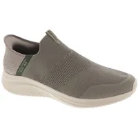 Skechers Men's Ultra Flex 3.0 Viewpoint Slip-in Loafer, Taupe/Olive, 7.5 - 40 EU