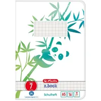 Herlitz GREENline Notizbuch A5 16 Blätter Grün, Weiß