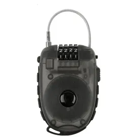 M-Wave Lock'n'Roll D 24,9 grau/schwarz Kabelschloss