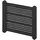 PRO PLUS Aufbewahrungsnetz elastisch 40 x 26,5 cm 1-tlg. schwarz