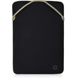 HP Wende-Schutzhülle für 14,1-Zoll-Laptop in Schwarz/Gold,