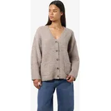 Noisy May NMDOLLY L/S KNIT CARDIGAN FWD NOOS Beige S