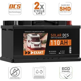 Exakt Solar DCS Solarbatterie 110Ah 12V
