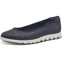 S.Oliver Damen Ballerinas Plateau Bequem, Blau (Navy), 37