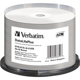 Verbatim DVD+R 8,5GB 8x 50er Spindel
