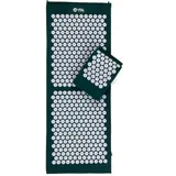 Bodhi VITAL Akupressurmatten-Set XL | Massagematte & Kissen inkl. Tasche | Fakirmatte zur Selbstmassage | Entspannungsmatte gegen Nacken und Rückenschmerzen | Nadelkissen für zu Hause | petrol