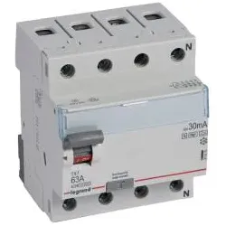 Legrand TX3 FI-Schutzschalter 63A, 30mA, Typ F-G, 4polig