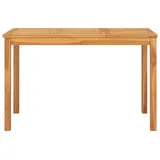 vidaXL Garten Esstisch 120 x 70 x 77 cm Braun