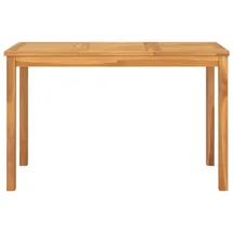 vidaXL Garten Esstisch 120 x 70 x 77 cm Braun