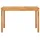 vidaXL Garten Esstisch 120 x 70 x 77 cm Braun