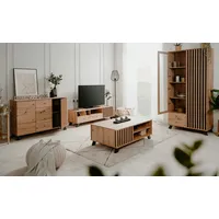 Möbel Kraft Medan Lowboard 138 x 44 x 40 cm Mehrfarbig Holzwerkstoff
