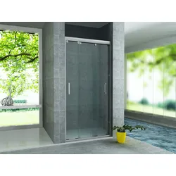 Aloni 3-teilige Nischen-Schiebetür 8mm (80x200cm)