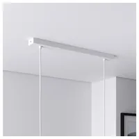 Lightstock Baldachin für Lampe Rechteckig, Abzweigdose mit 2 Kabelauslässen