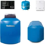 Buderus Paket K31/2 Öl-Brennwert-Heizgerät Logaplus GB125 22 kW Speicher Logalux LT160 Bedieneinheit Logamatic RC310, mit Regelung Mischermodul und Warmwasserspeicher LT 160,