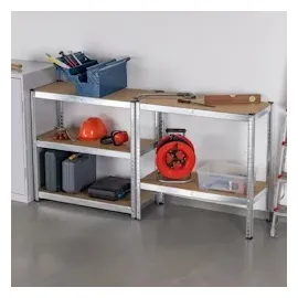 EasyMaxx 2x Schwerlastregal Metall Steckregal Werkstatt Keller Regal System 180 x 90 40