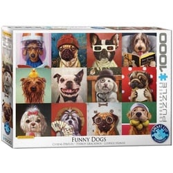 Eurographics 6000-5523 - Lustige Hunde von Lucia Heffernan, Puzzle, 1.000 Teile