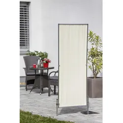 FLORACORD Wind- und Sichtschutz, Polyester/Aluminium, LxH: 70 x 170 cm - weiss