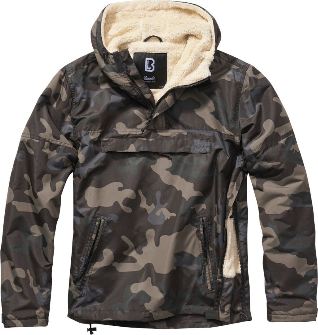 Brandit Windbreaker Sherpa Jas, veelkleurig, L Voorman