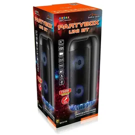 Mediatech Partybox Uni MT3174 Bluetooth-Lautsprecher Karaoke FM-Radio Schwarz