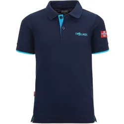 Kinder Poloshirt Bergen XT Marineblau / Mittelblau One Size