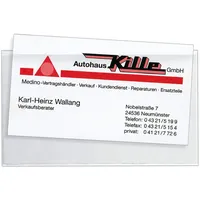 Veloflex 2208100 Visitenkartenhalter Polypropylen (PP) transparent,